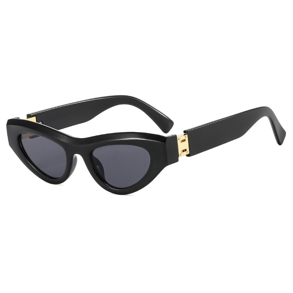 Wholesale Candy Color Small Frame Cat Eye PC Sunglasses